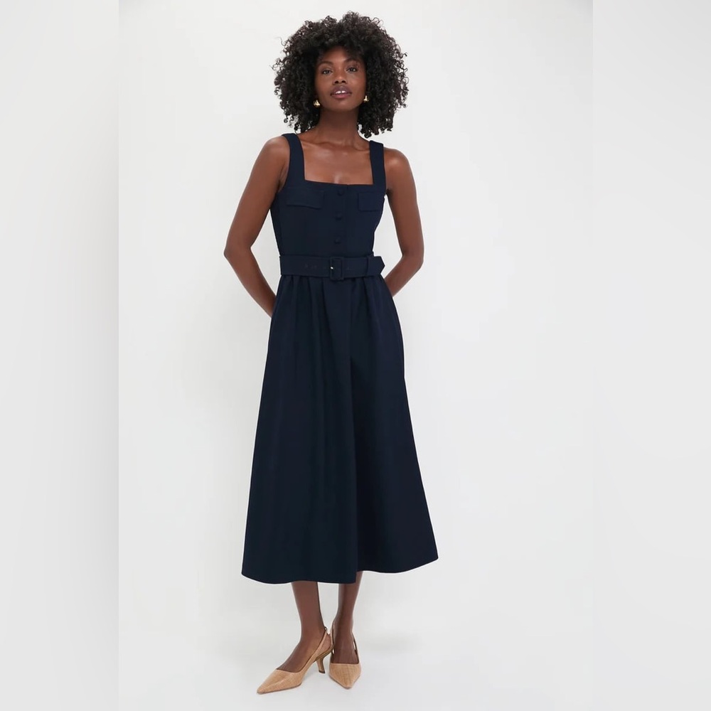 Tuckernuck Navy Midi Dress